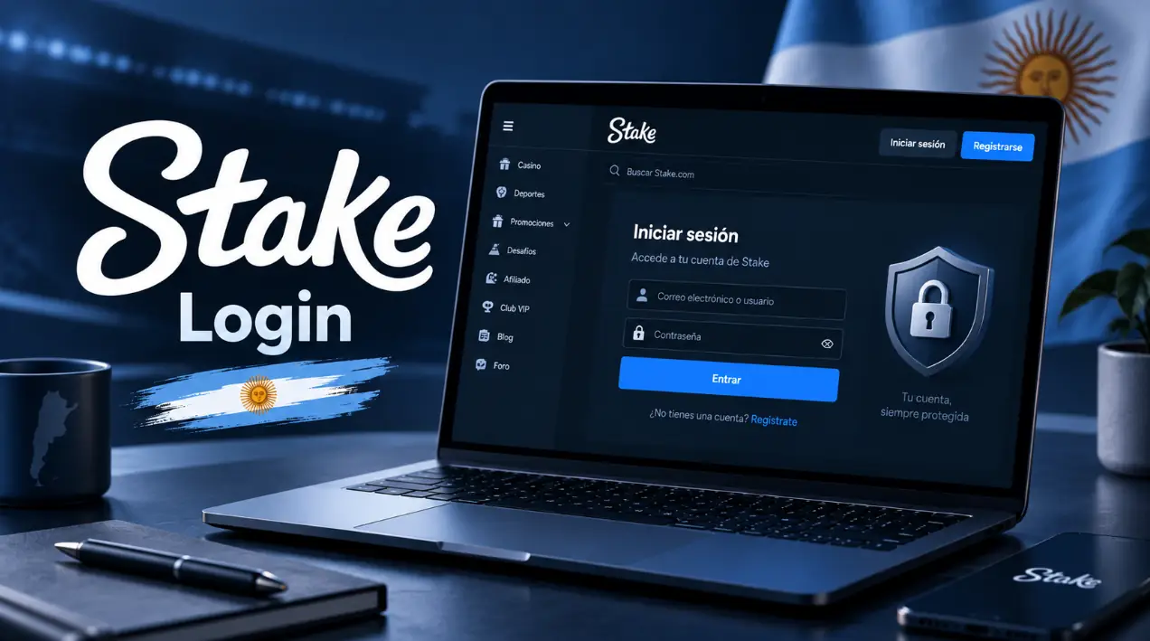 Stake Login para acceder a la cuenta