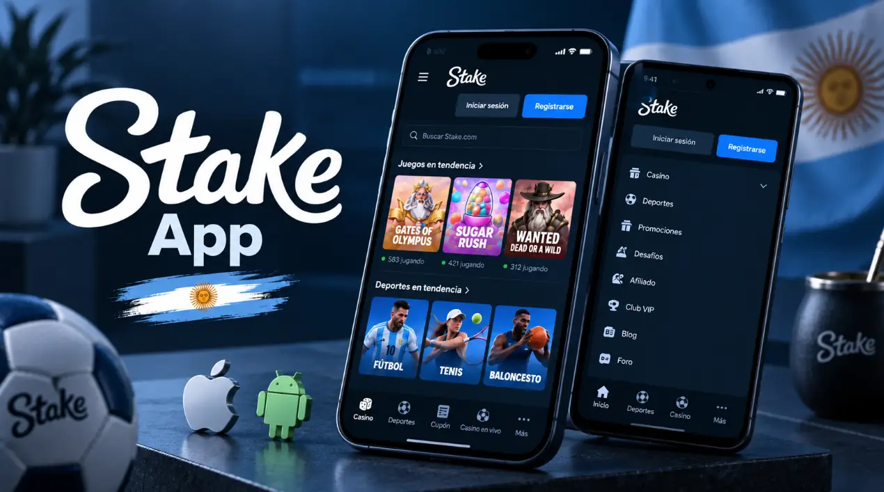 Stake App para usar la plataforma desde el celular
