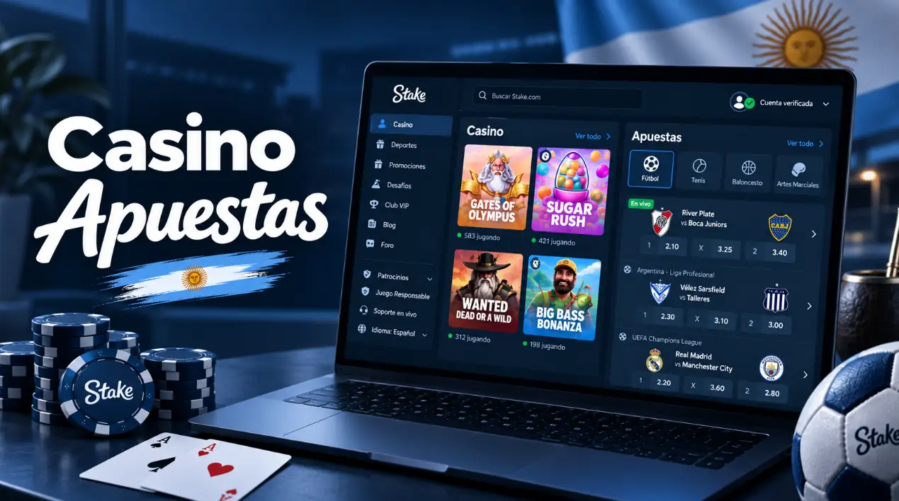 Casino y apuestas disponibles después de iniciar sesión